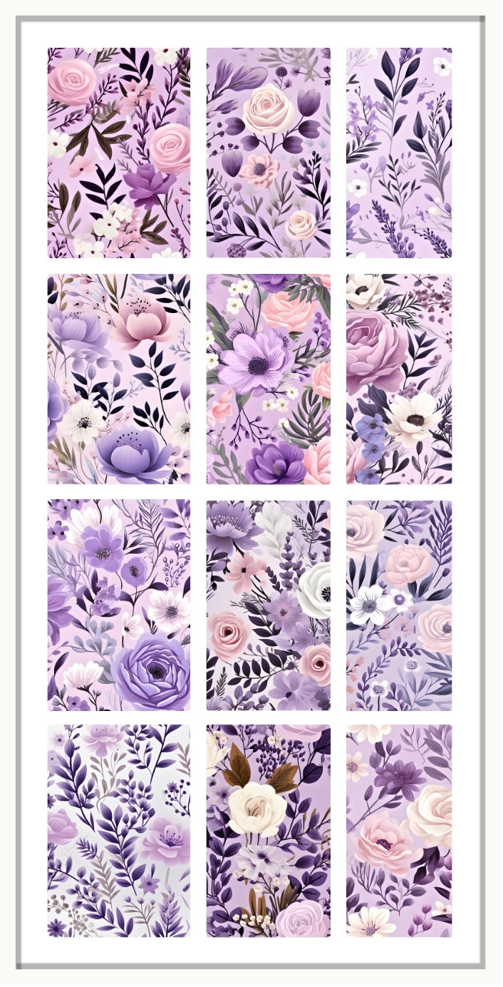 Waterslide Nail Decals | PURPLE WILD