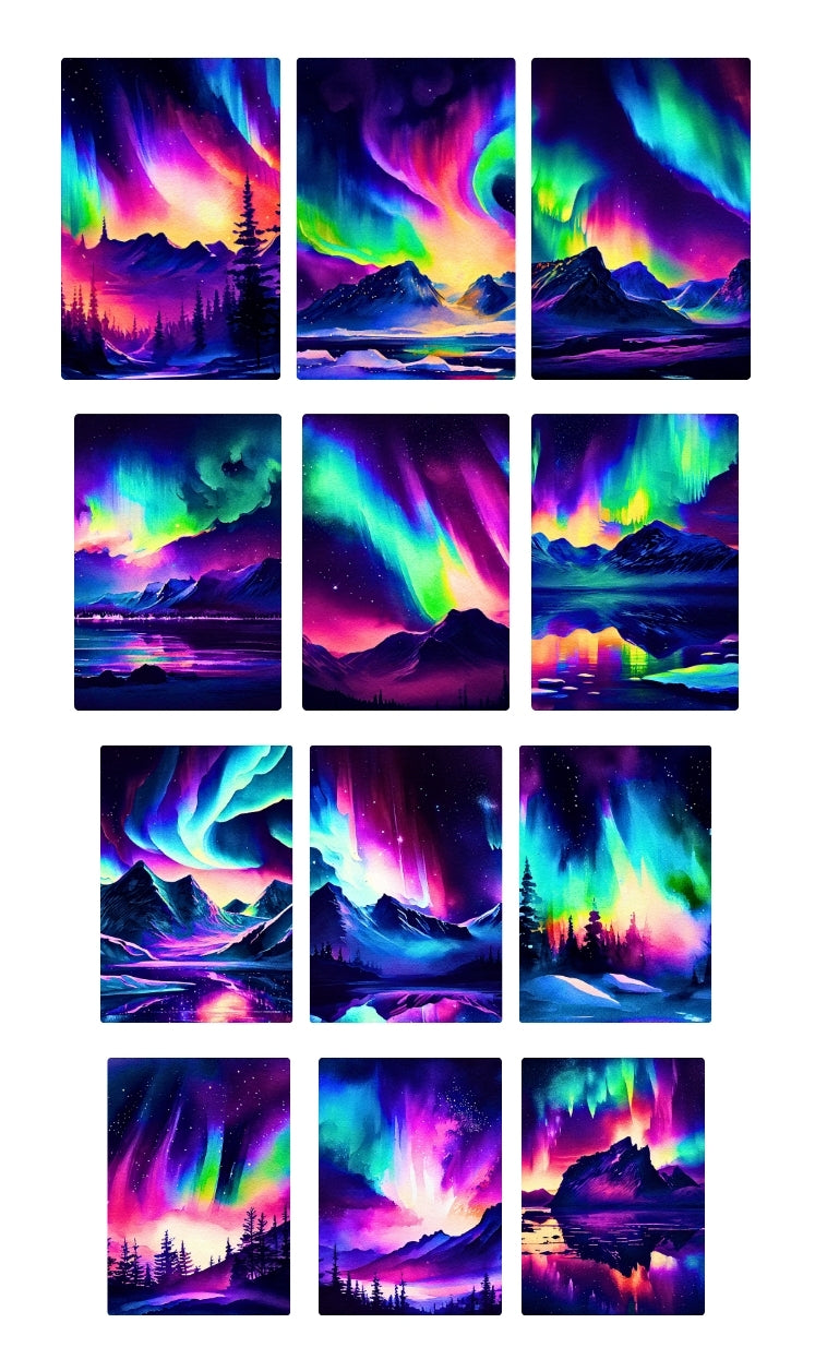 Waterslide Nail Decal | Nail NORTHERN LIGHTS