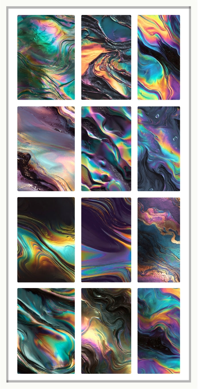 Waterslide Nail Decal | OIL SLICK