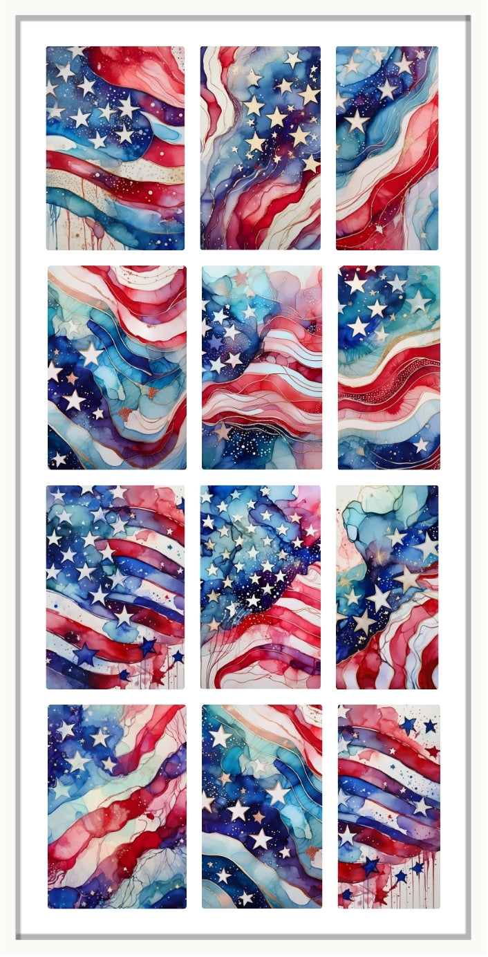 Waterslide Nail Decal | PATRIOTIC TIDE