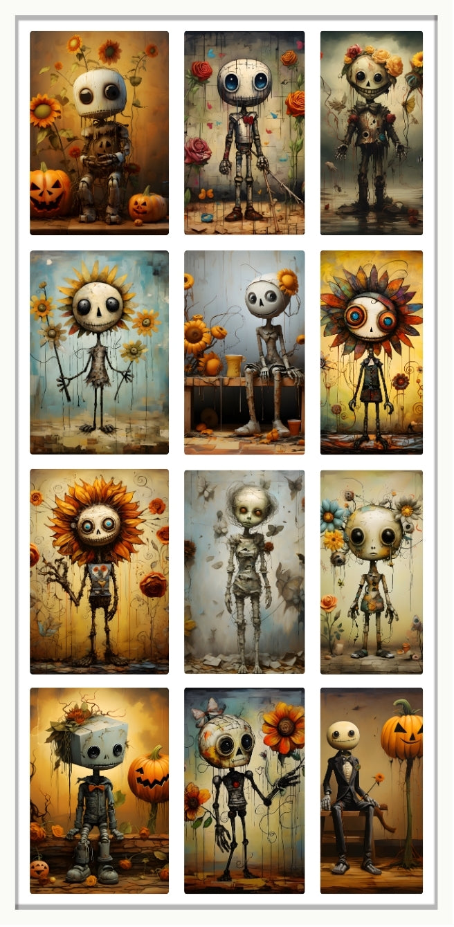 Waterslide Nail Decal | RETRO VOODOO DOLL PAINTINGS