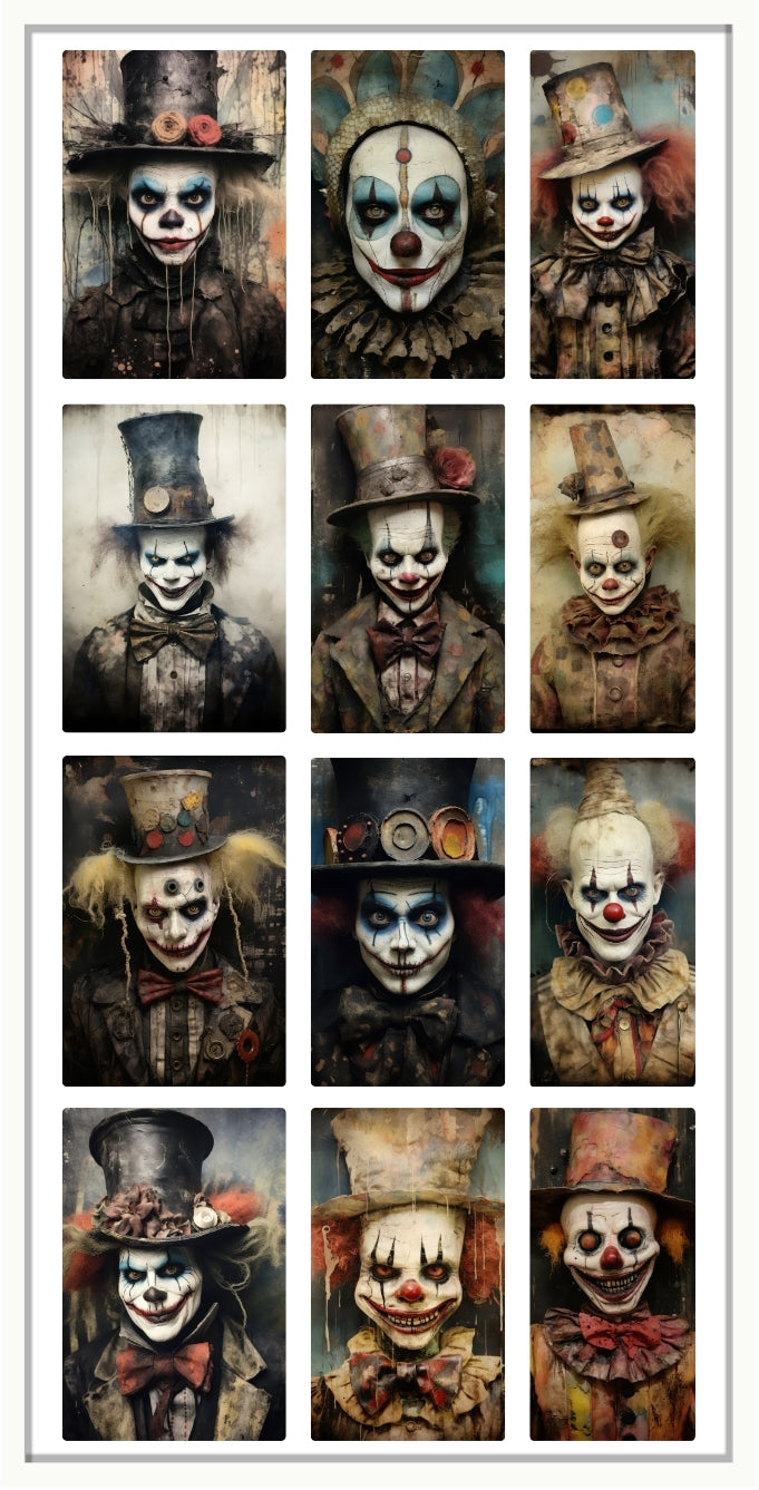 Waterslide Nail Decal | SINISTER CLOWNS