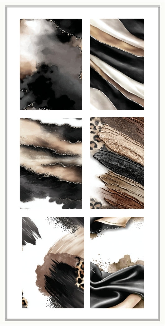 Waterslide Nail Decal | SMOKY SILK DRIFT