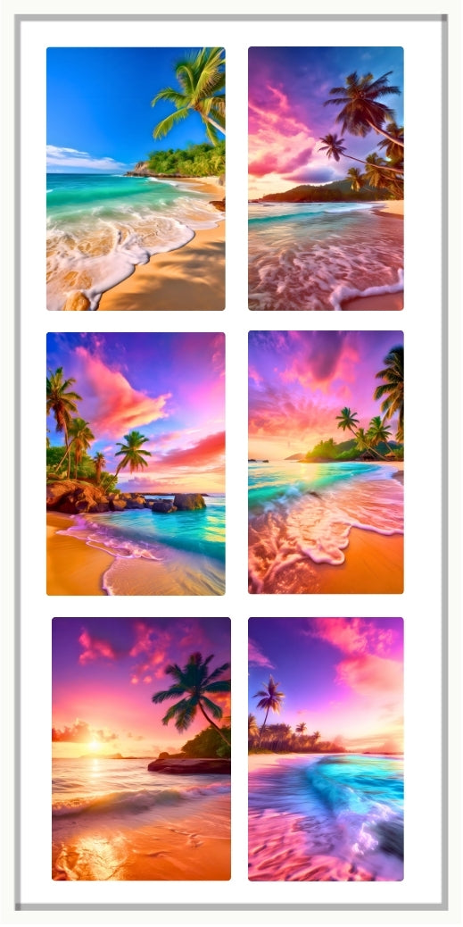 Waterslide Nail Decal | SOMEWHERE ON A BEACH