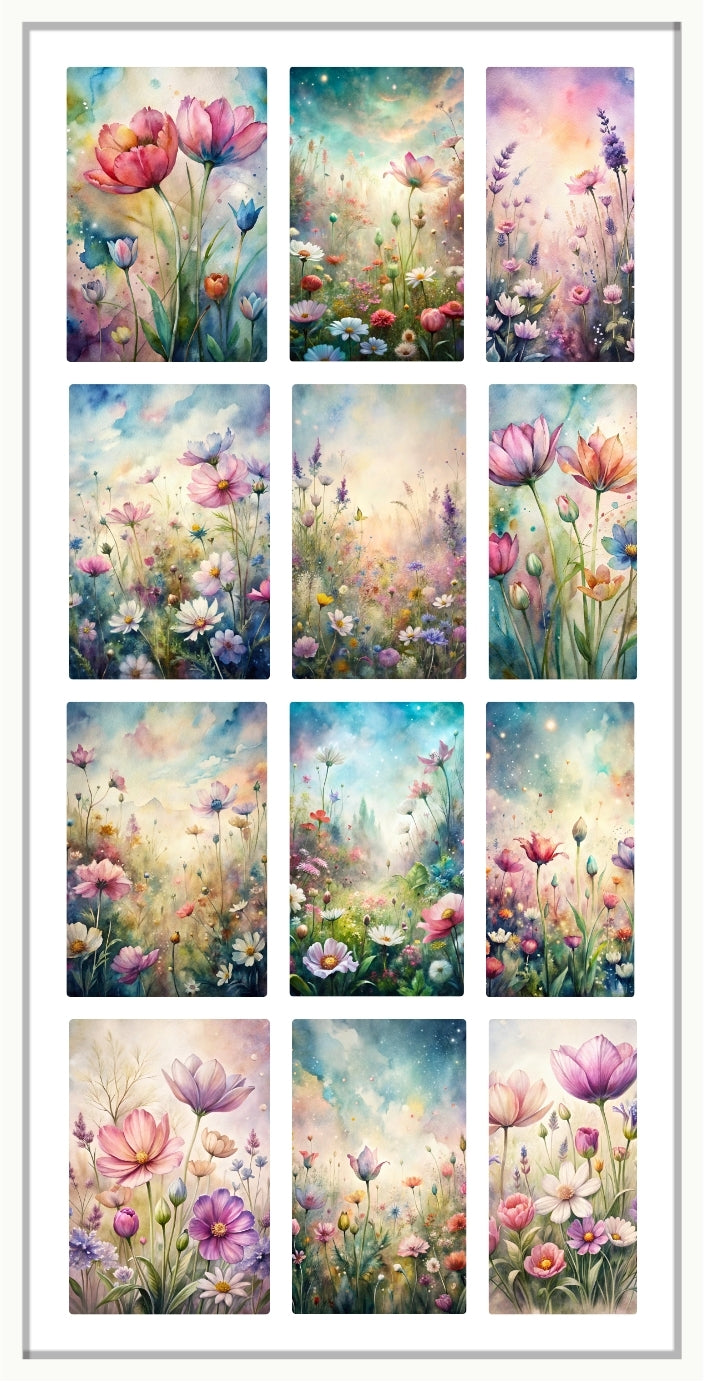 Premium high-stretch waterslide nail wrap. Our 100% flexible film has an 18-month shelf life and requires no restoration elixirs for a seamless fit.  Spring Floral 