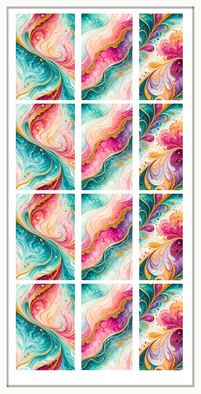 Waterslide Nail Decals | SPRING WAVES