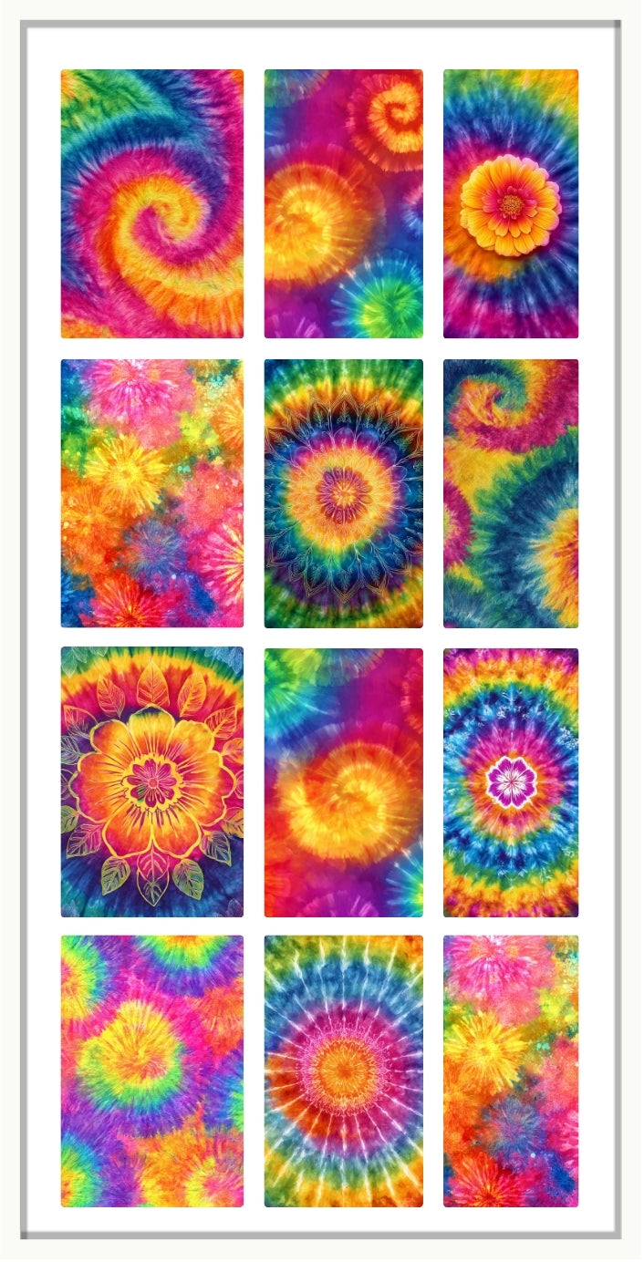 Waterslide Nail Decal | TIE DYE