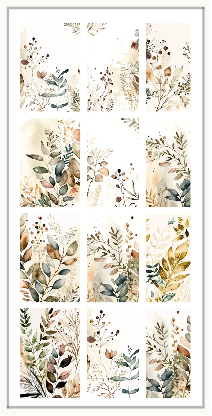 Waterslide Nail Decals | VINTAGE LEAVES