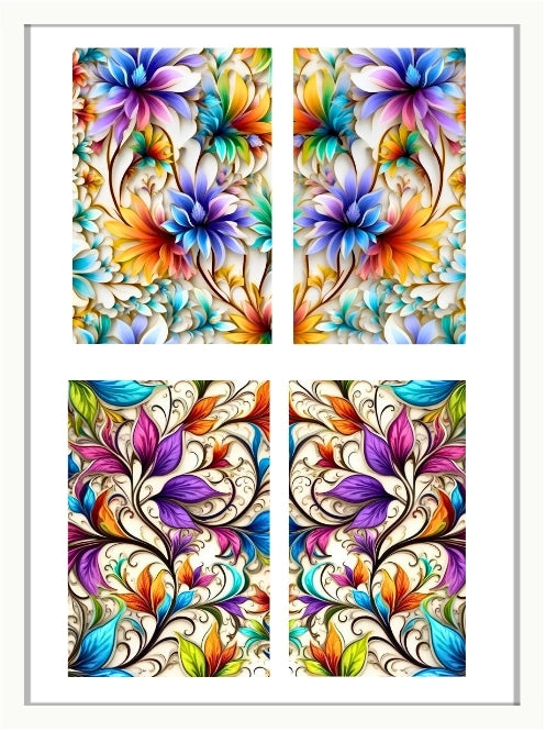 Waterslide Nail Decal | BRIGHT SUMMER 04