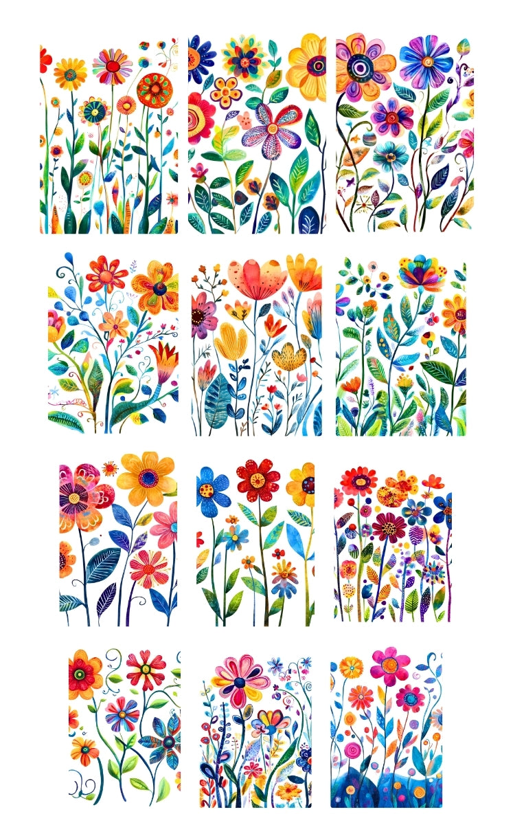 Waterslide Nail Decal | BRIGHT SUMMER 10