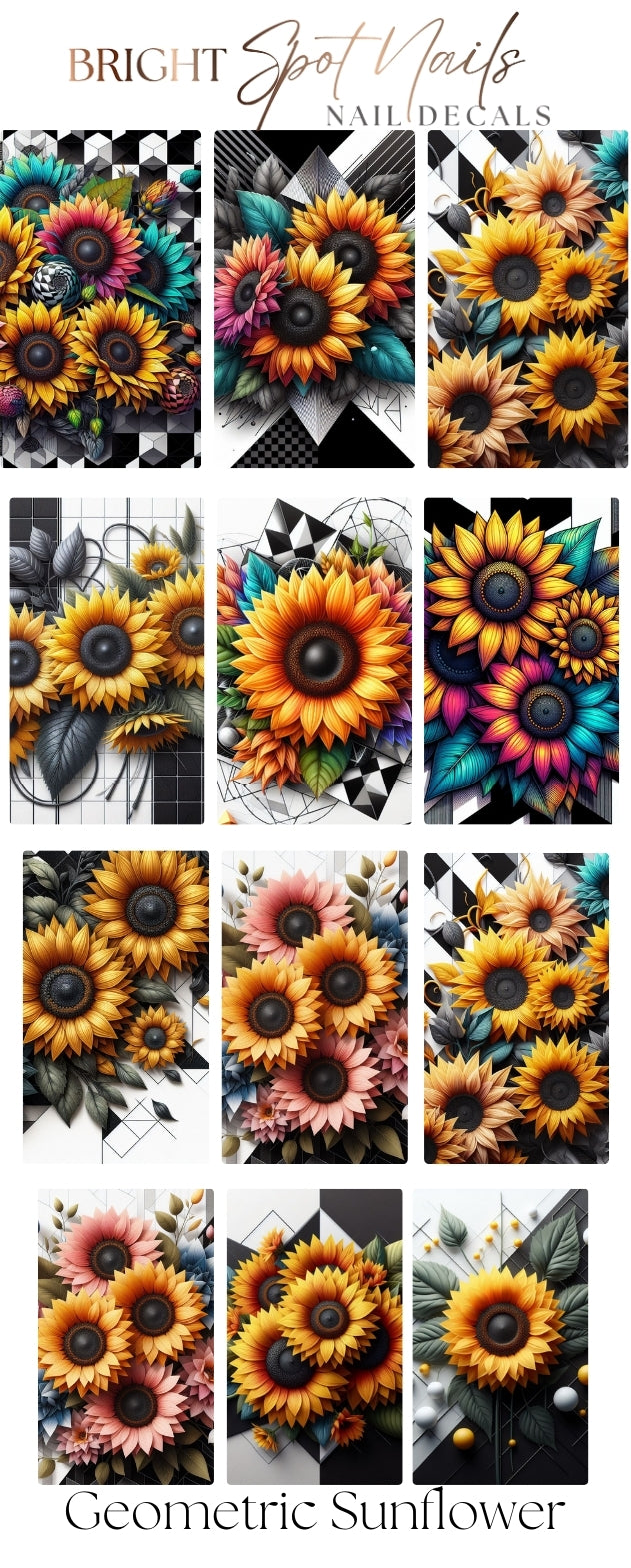 Geometric Sunflower