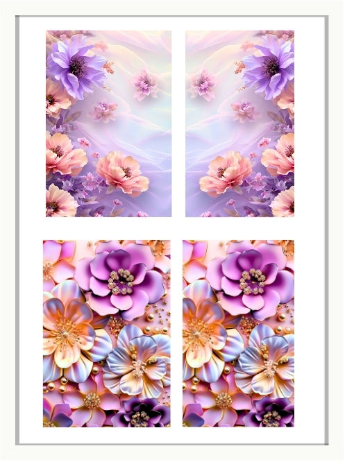 Waterslide Nail Decals | FLORAL PASTEL