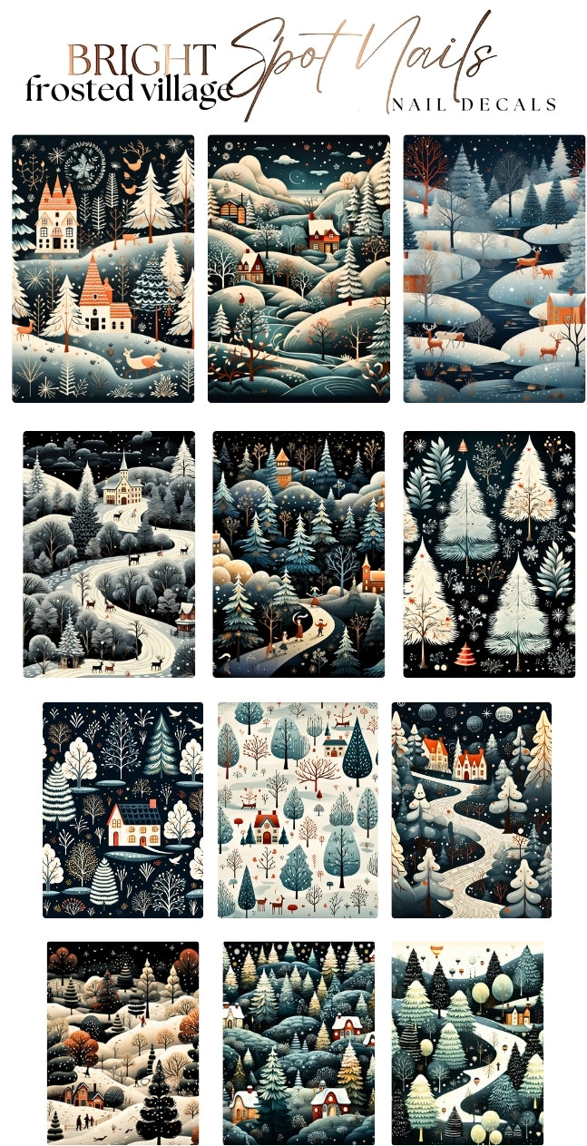 frosted village