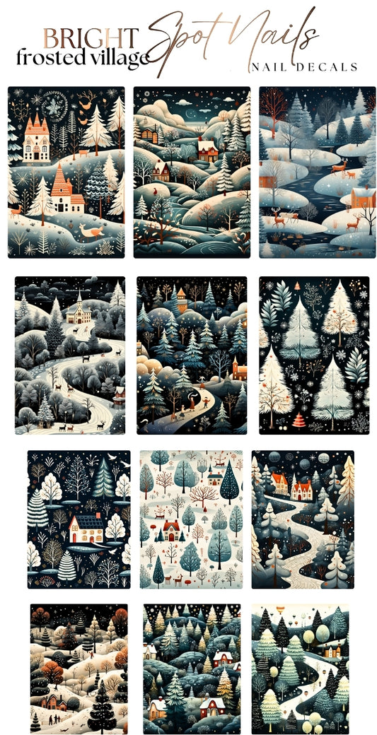 frosted village