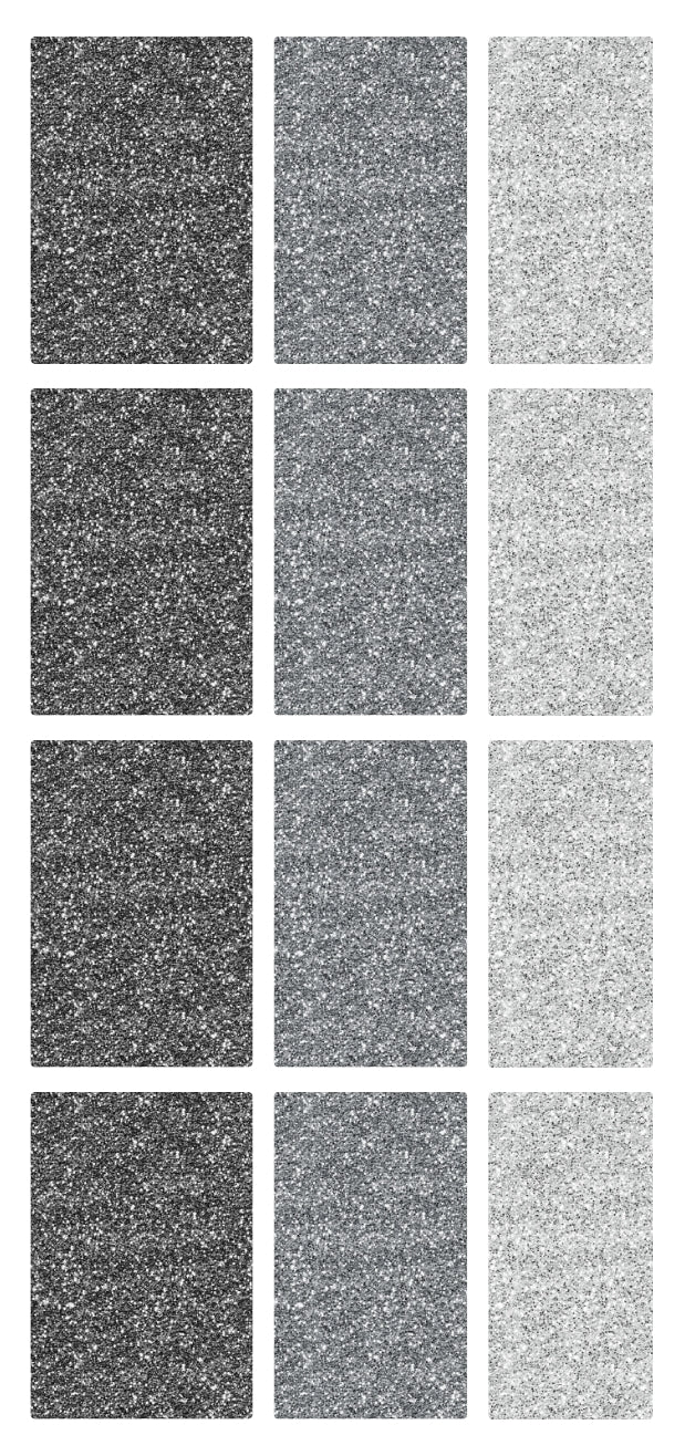 gray glitter tonal