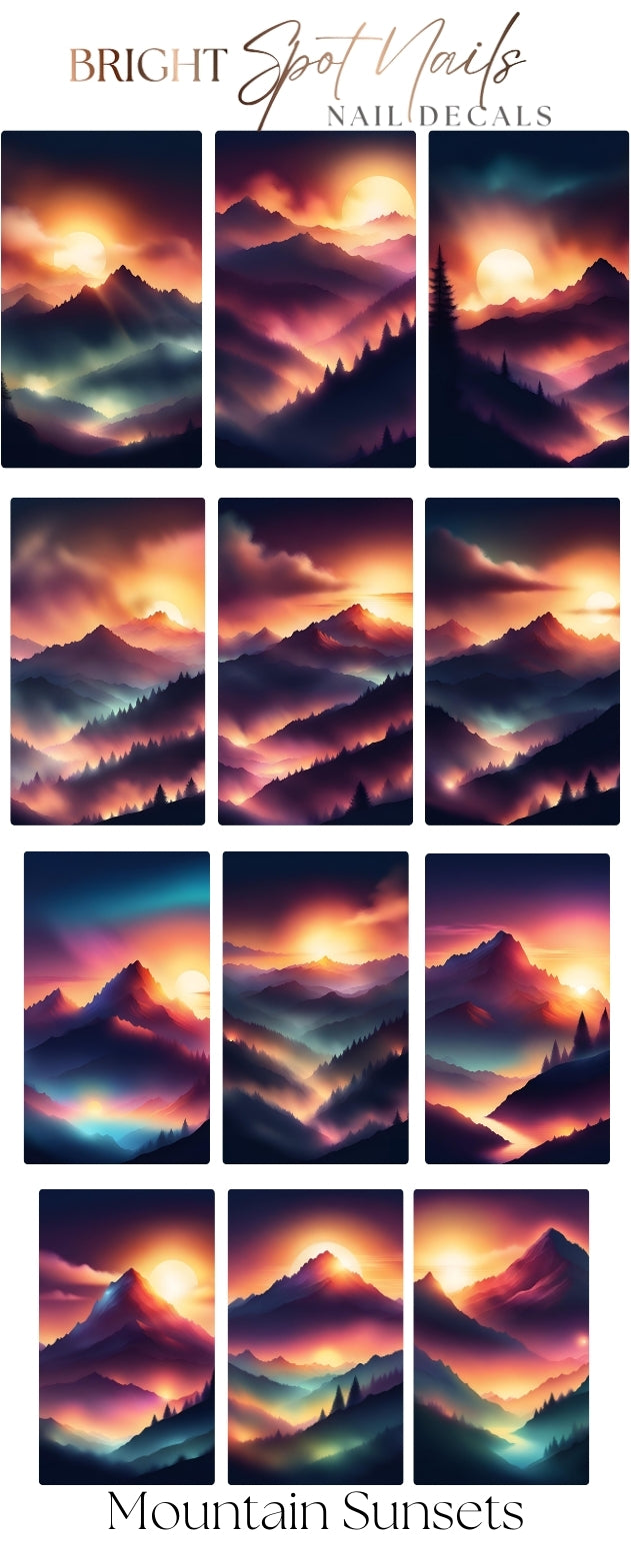 mountain sunset