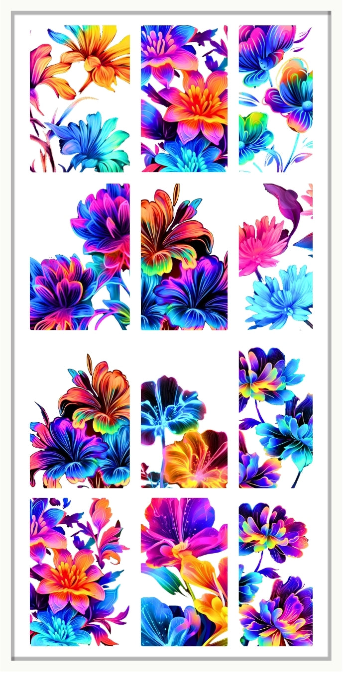 Waterslide Nail Decals | NEON DREAMS