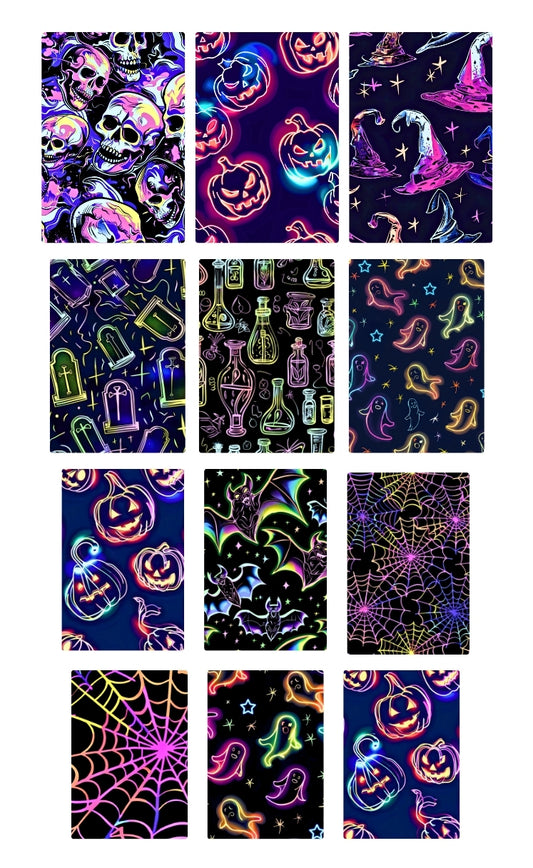 neon halloween