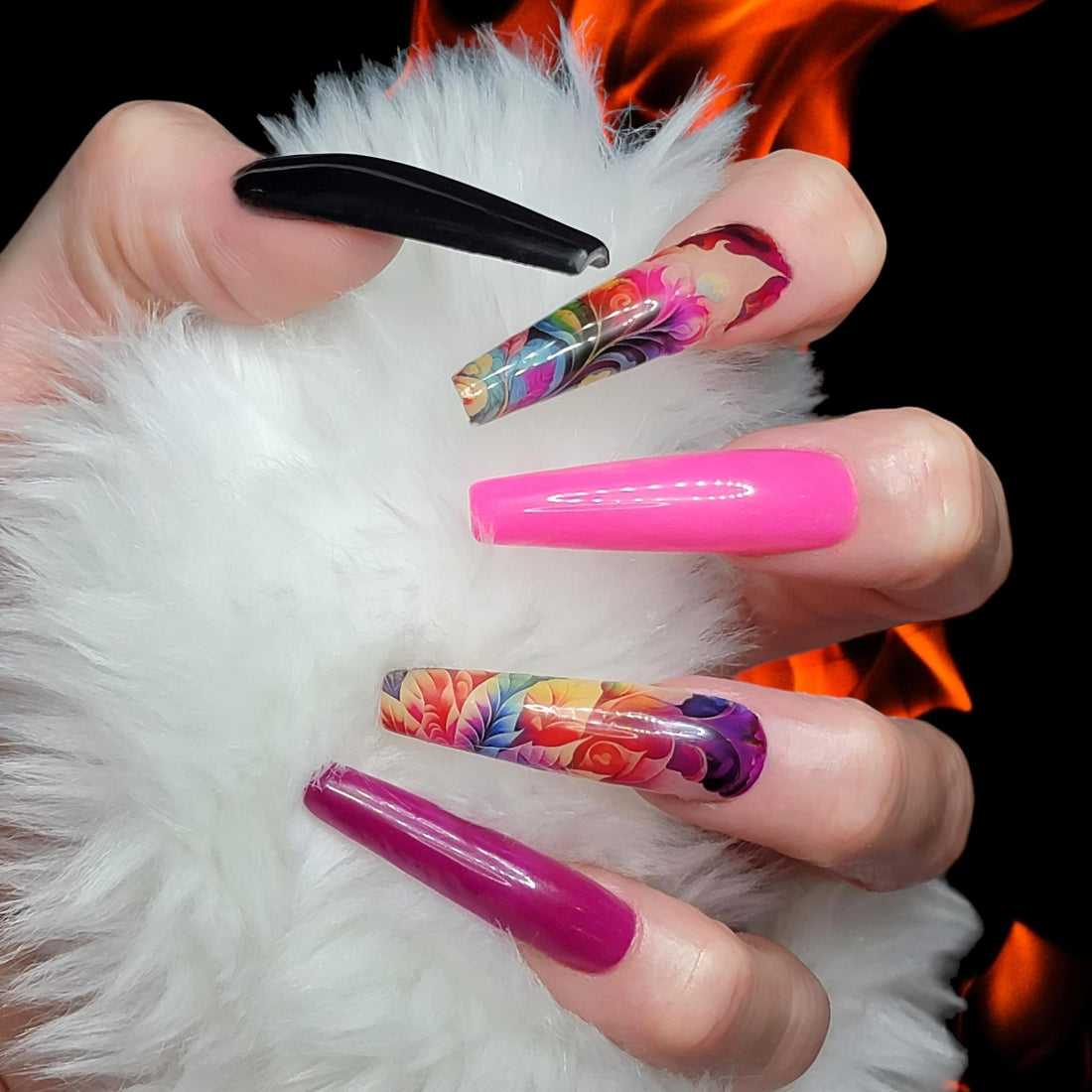 Neon Leaves