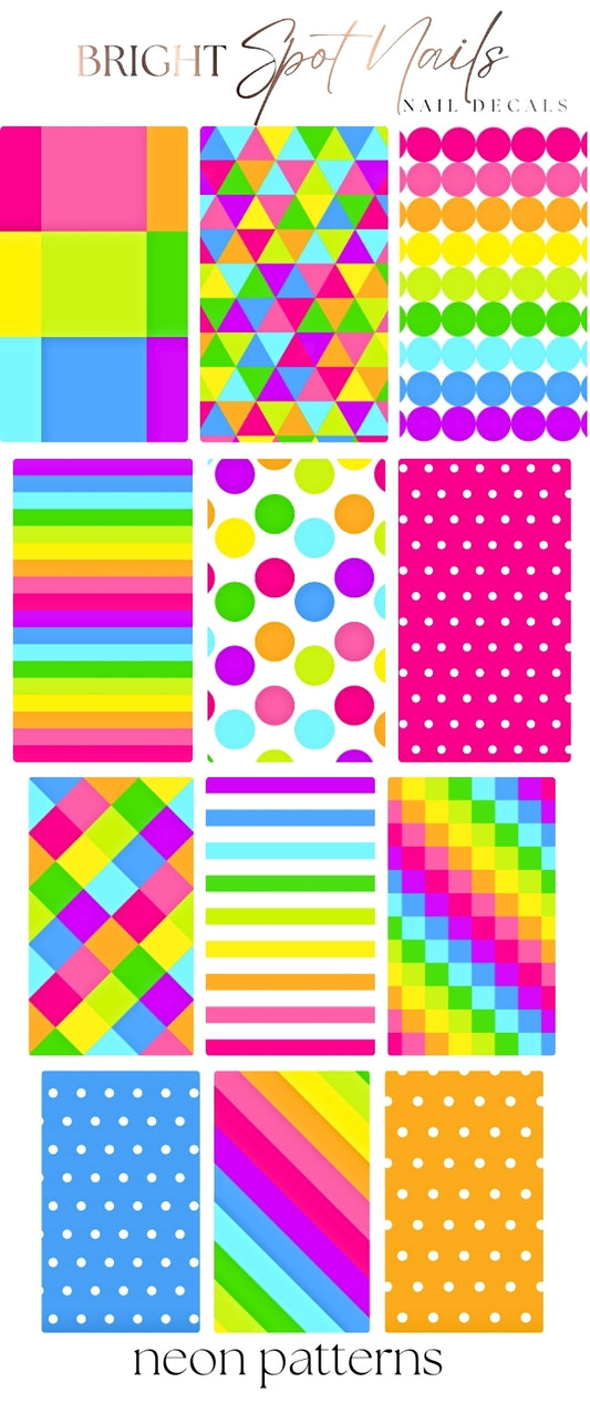 neon patterns