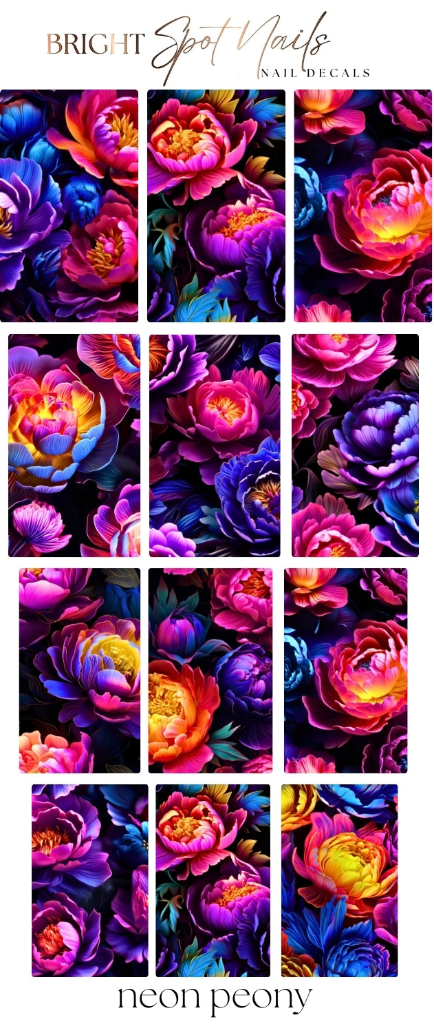 neon peony