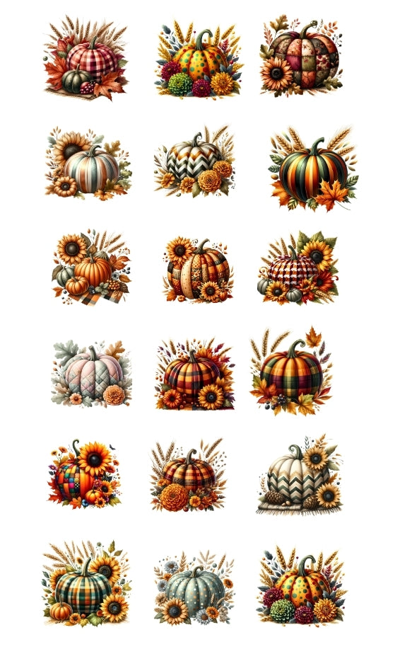 patchwork pumpkins