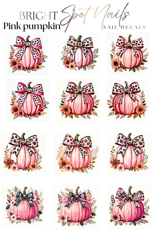 pink pumpkins