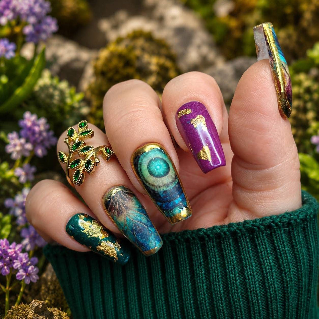 Waterslide Nail Decal | VESPER VITRAIL