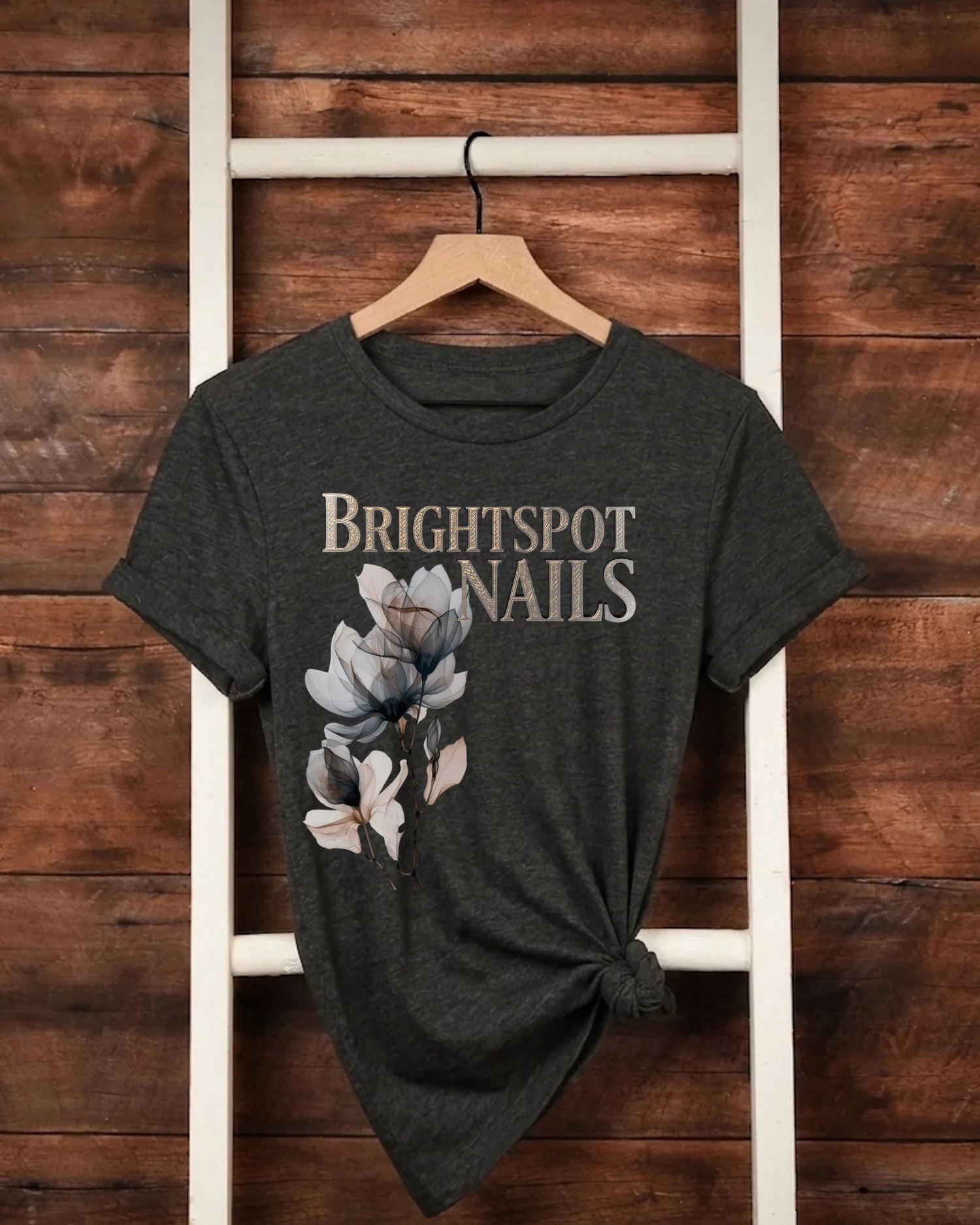 BRIGHTSPOT NAILS FLORAL| Unisex Crew Neck