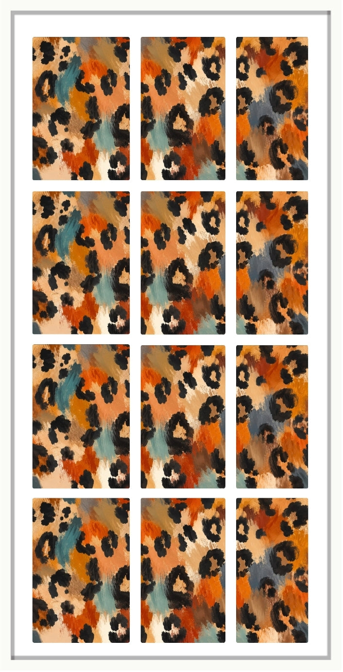 Waterslide Nail Decal | AUTUMN LEOPARD