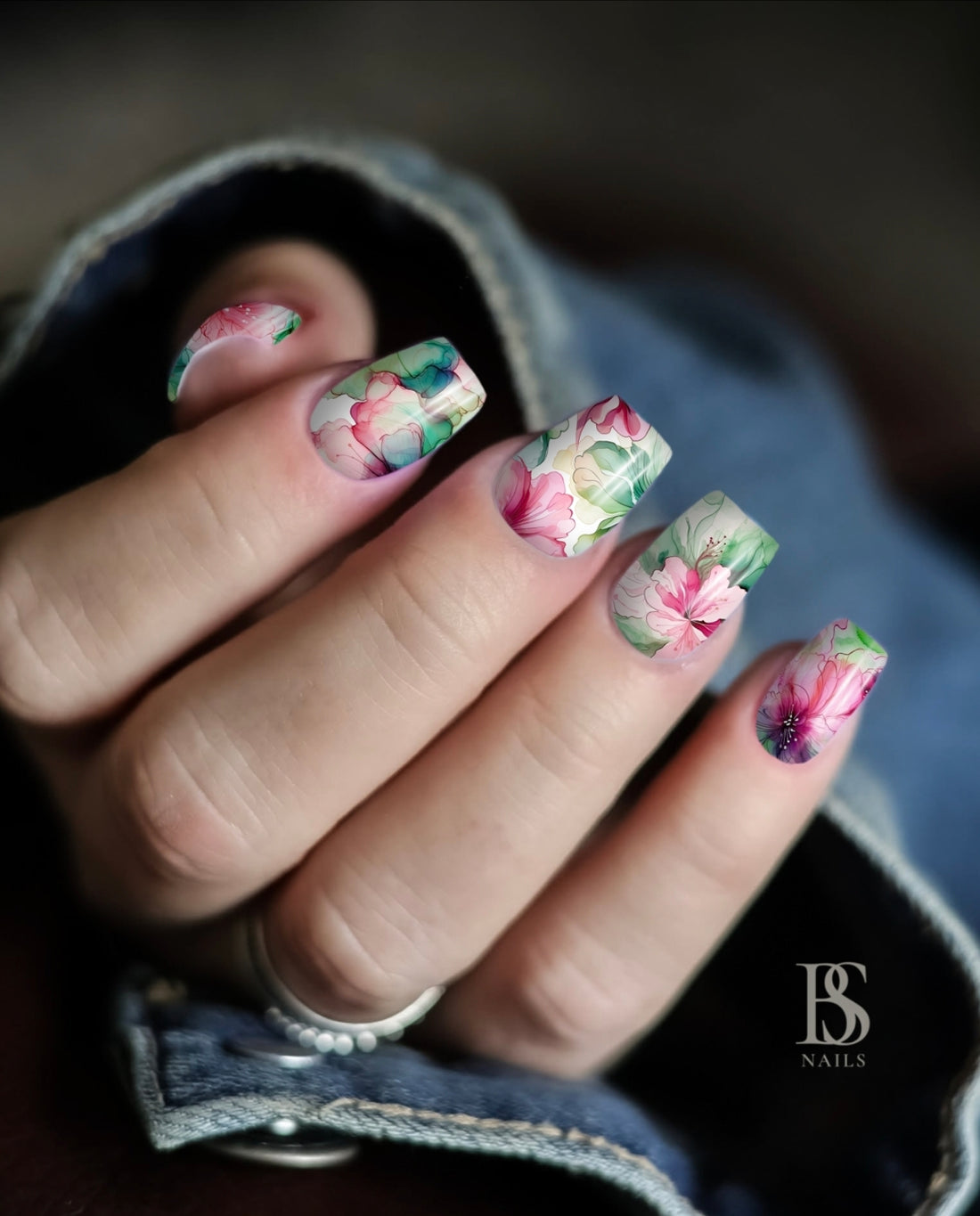 Waterslide Nail Decals | BLOOMING FLORALS