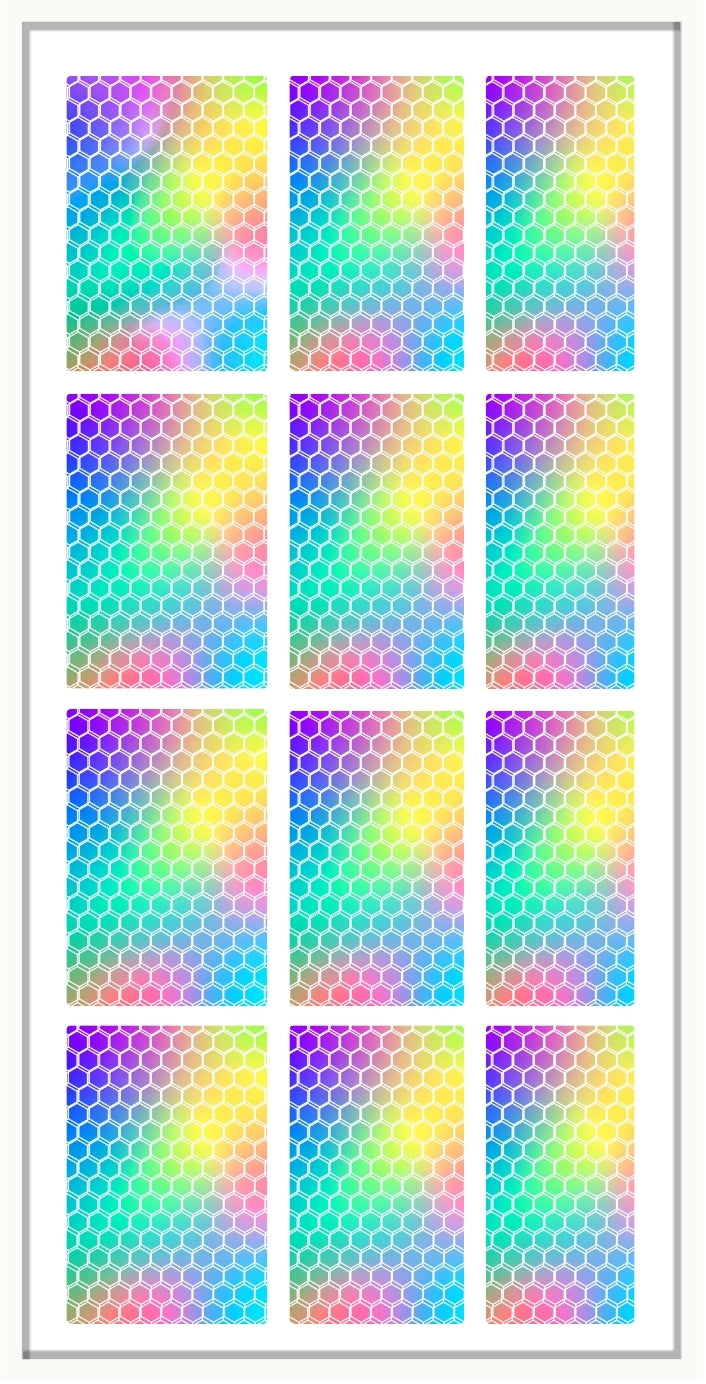 Waterslide Nail Decal | TECHNO-TESS