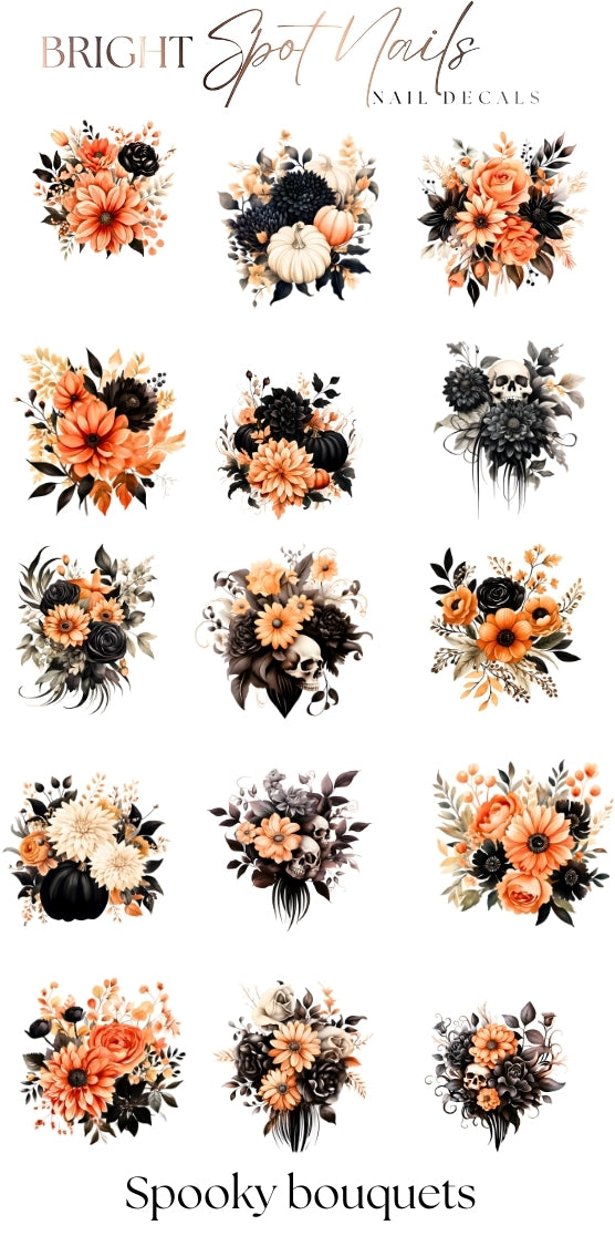 Spooky bouquets