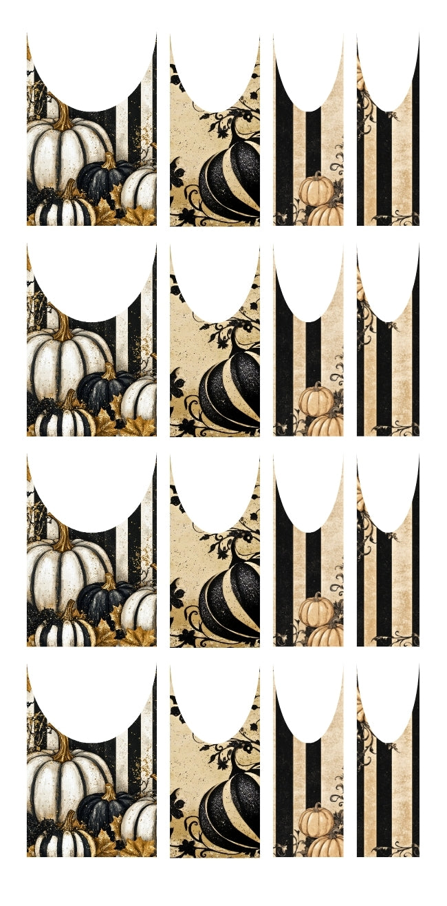 striped pumpkin